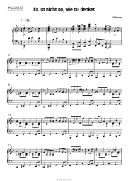 Sheet music, chords Höhner - Es ist nicht so, wie du denkst