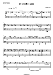 Sheet music, chords Stadtrand - En kölsches Leed