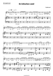 Sheet music, chords Stadtrand - En kölsches Leed