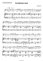 Sheet music, chords Stadtrand - En kölsches Leed