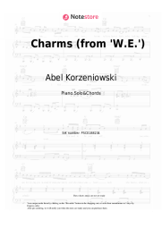 Sheet music, chords Abel Korzeniowski - Charms (from 'W.E.')