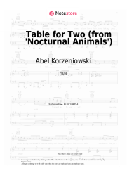 undefined Abel Korzeniowski - Table for Two (from 'Nocturnal Animals')