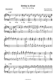 undefined Hans Zimmer - Simba Is Alive! (From The Lion King)