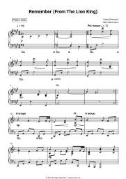 undefined Hans Zimmer, Lebo M. - Remember (From The Lion King)