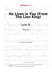 undefined Lebo M. - He Lives in You (From The Lion King)