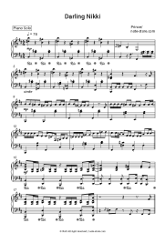 Sheet music, chords Prince - Darling Nikki