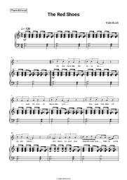 Sheet music, chords Kate Bush - The Red Shoes