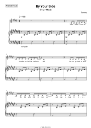 Sheet music, chords Leony - By Your Side (In My Mind)