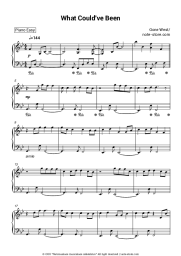 Sheet music, chords Gone West - What Could've Been