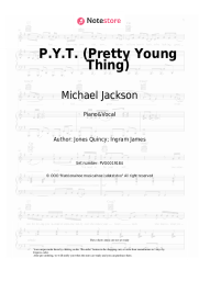 Sheet music, chords Michael Jackson - P.Y.T. (Pretty Young Thing)