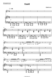 Sheet music, chords Elderbrook - Could