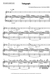 Sheet music, chords Orchestral Manoeuvres in the Dark (OMD) - Telegraph