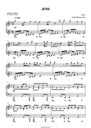 Sheet music, chords JUL - JCVD