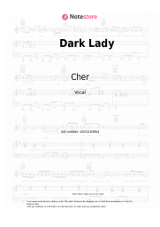 undefined Cher - Dark Lady