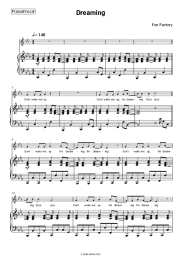 Sheet music, chords Fun Factory - Dreaming