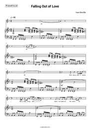 Sheet music, chords Ivan Neville - Falling Out of Love