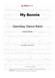 Sheet music, chords Goombay Dance Band - My Bonnie