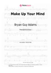 undefined Bryan Guy Adams - Make Up Your Mind
