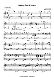 Sheet music, chords Dire Straits - Money for Nothing