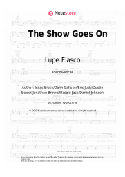 Sheet music, chords Lupe Fiasco - The Show Goes On