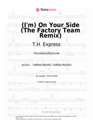 Sheet music, chords T.H. Express, Moe - (I'm) On Your Side (The Factory Team Remix)