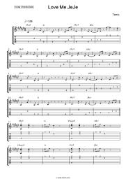 Sheet music, chords Tems - Love Me JeJe
