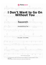 undefined Nazareth - I Don’t Want to Go On Without You