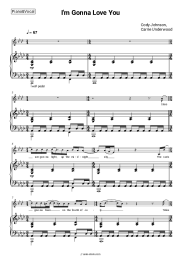 Sheet music, chords Cody Johnson, Carrie Underwood - I'm Gonna Love You