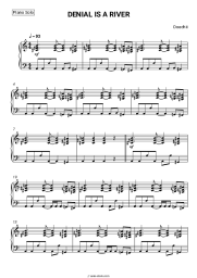 Sheet music, chords Doechii - DENIAL IS A RIVER