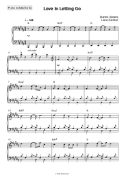 Sheet music, chords Warren Zeiders, Lanie Gardner - Love In Letting Go