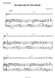 Sheet music, chords Angie Stone - No More Rain (In This Cloud)