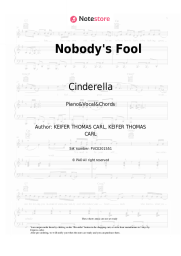 undefined Cinderella - Nobody's Fool
