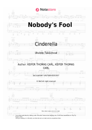 undefined Cinderella - Nobody's Fool