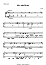 Sheet music, chords Fancy - Flames of love