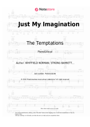 Sheet music, chords The Temptations - Just My Imagination