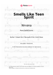 Sheet music, chords Nirvana - Smells Like Teen Spirit