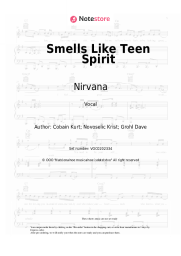 Sheet music, chords Nirvana - Smells Like Teen Spirit