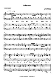 Sheet music, chords Afric Simone - Hafanana