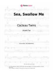Sheet music, chords Cocteau Twins, Harold Budd - Sea, Swallow Me