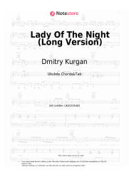 Sheet music, chords Dmitry Kurgan - Lady Of The Night (Long Version)
