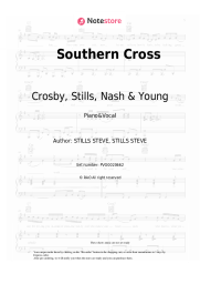 Sheet music, chords Crosby, Stills, Nash & Young - Southern Cross