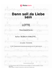 undefined LOTTE - Dann soll da Liebe sein