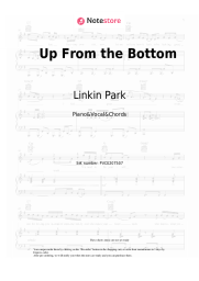 Sheet music, chords Linkin Park - Up From the Bottom
