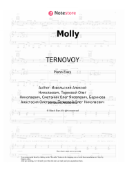 Sheet music, chords TERNOVOY - Molly