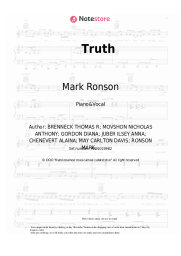 undefined Mark Ronson, Alicia Keys, The Last Artful, Dodgr - Truth