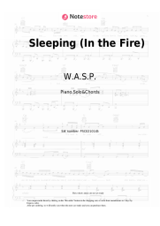 undefined W.A.S.P. - Sleeping (In the Fire)