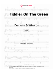 Sheet music, chords Demons & Wizards - Fiddler On The Green