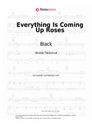 Sheet music, chords Black - Everything Is Coming Up Roses