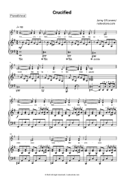 Sheet music, chords Army Of Lovers - Crucified