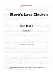 Sheet music, chords Jack Black - Steve's Lava Chicken (A Minecraft Movie Soundtrack)
